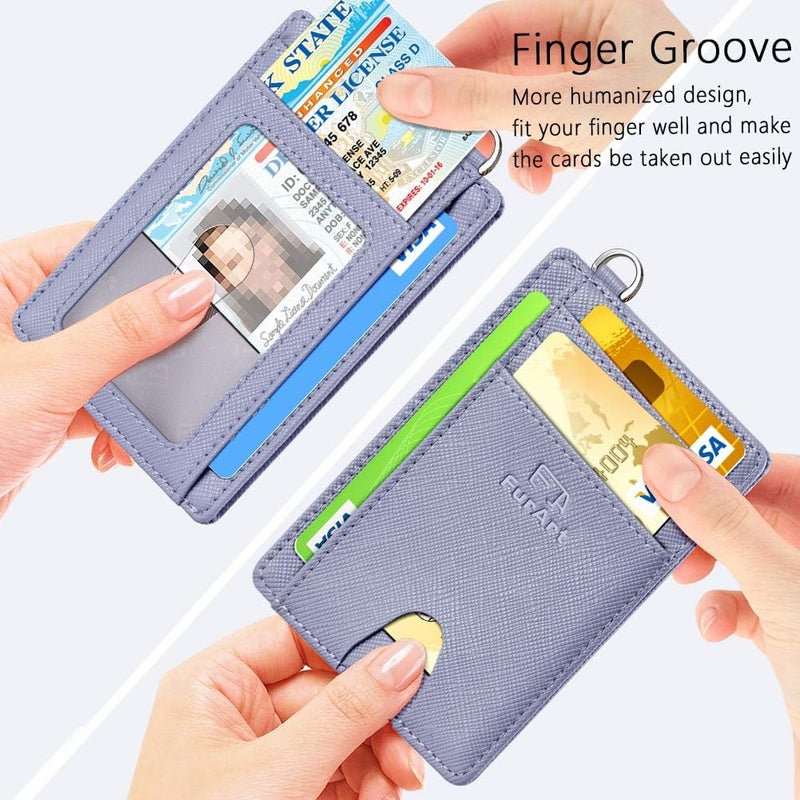 FurArt Slim Minimalist Wallet, Front Pocket Wallets, RFID Blocking, Credit Card Holder for Men - Image 3
